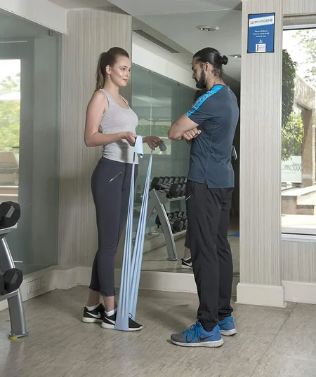 Tynor Tyroband 2.1, Leg & Thigh Exerciser Blue, 1 Count