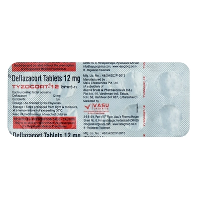 Tyzocort-12 Tablet 10's, Pack of 10 TABLETS