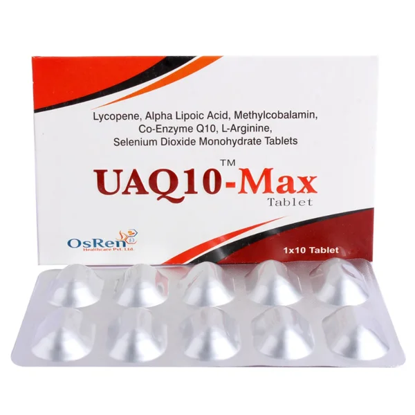Uaq10-Max Tablet 10's, Pack of 10