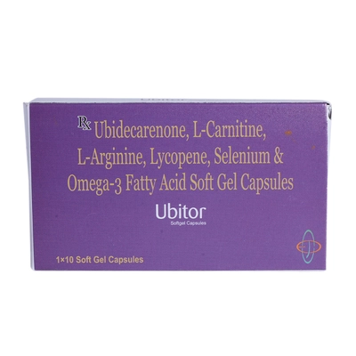 Ubitor Soft Gelatin Capsule 10's, Pack of 10