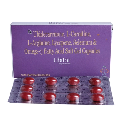 Ubitor Soft Gelatin Capsule 10's, Pack of 10