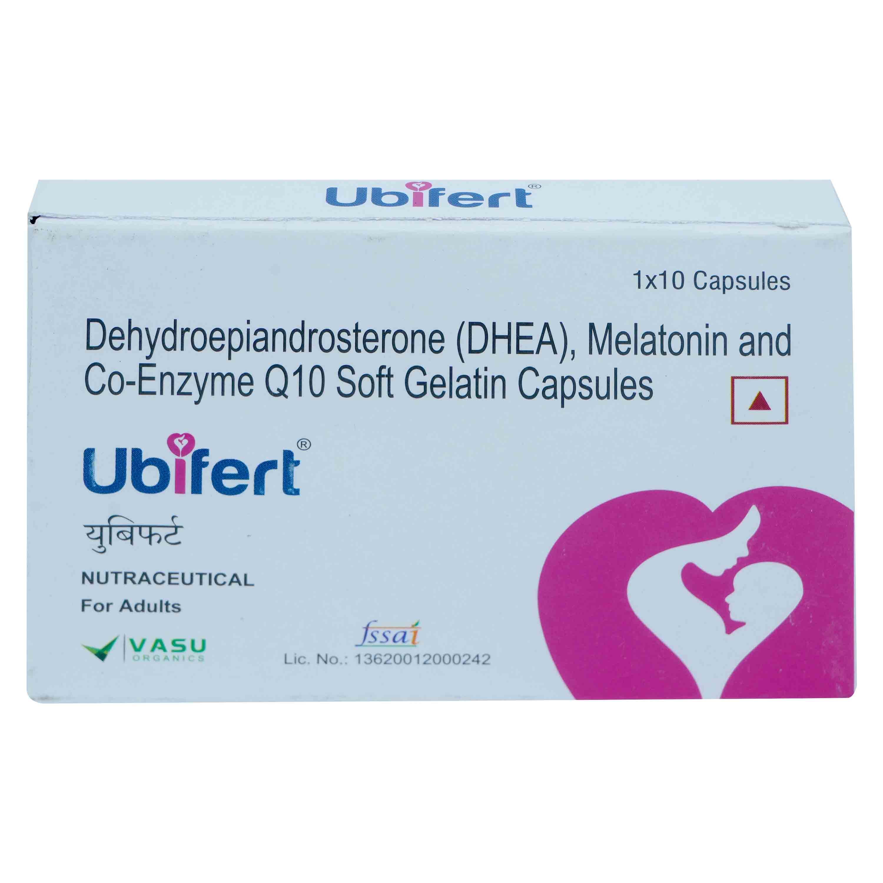 Ubifert Softgel Capsule 10's, Pack of 10 SoftgelsS Ubifert Softgel Capsule 10's, Pack of 10 SoftgelsS
