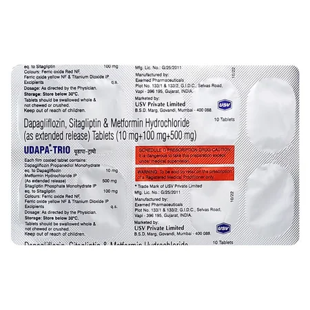 Udapa-Trio Tablet 10's