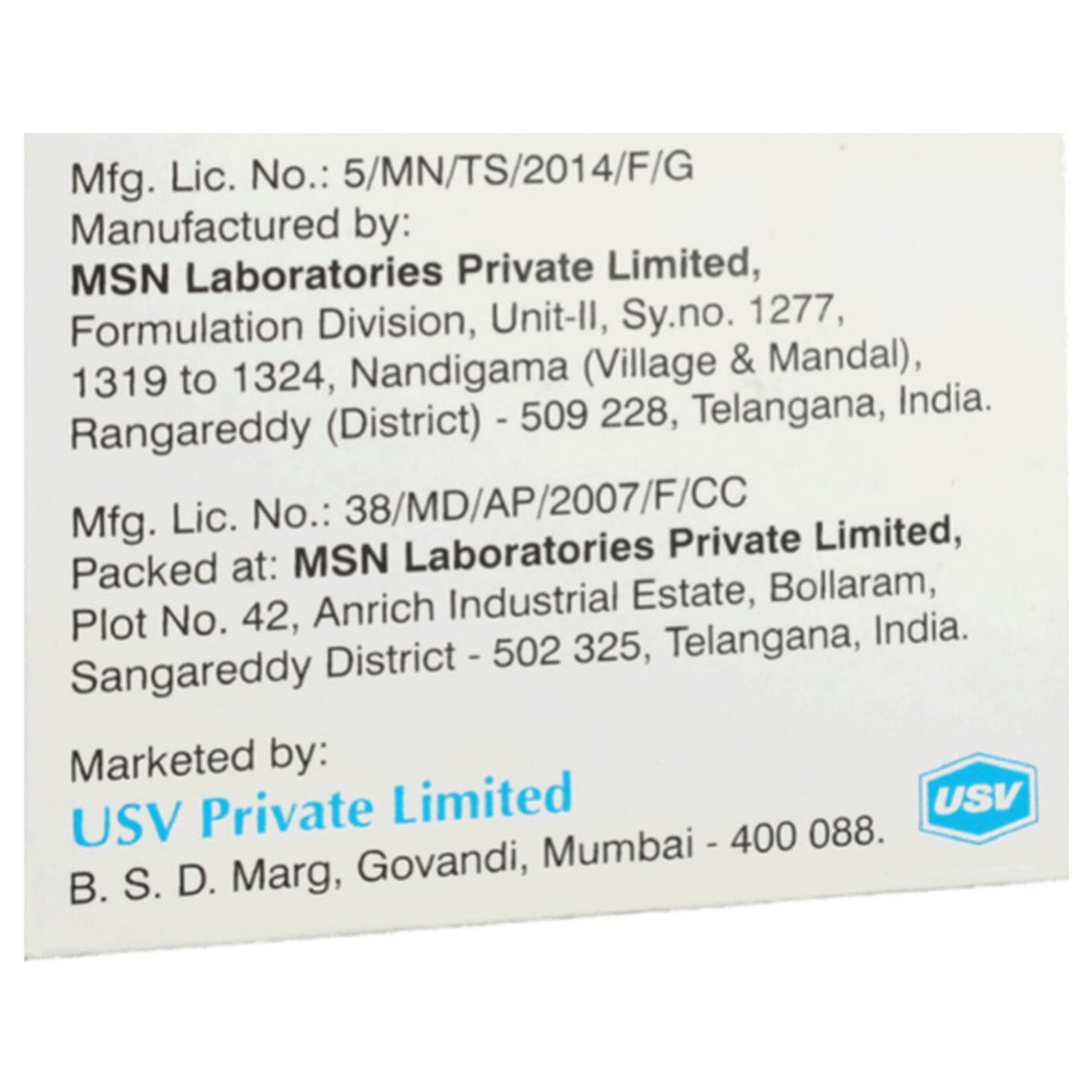 Udapa-M 10/1000 XR Tablet 10's, Pack of 10 TabletS Udapa-M 10/1000 XR Tablet 10's, Pack of 10 TabletS