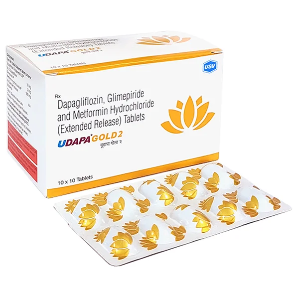 Udapa Gold 2 Tablet 10's, Pack of 10 TABLETS