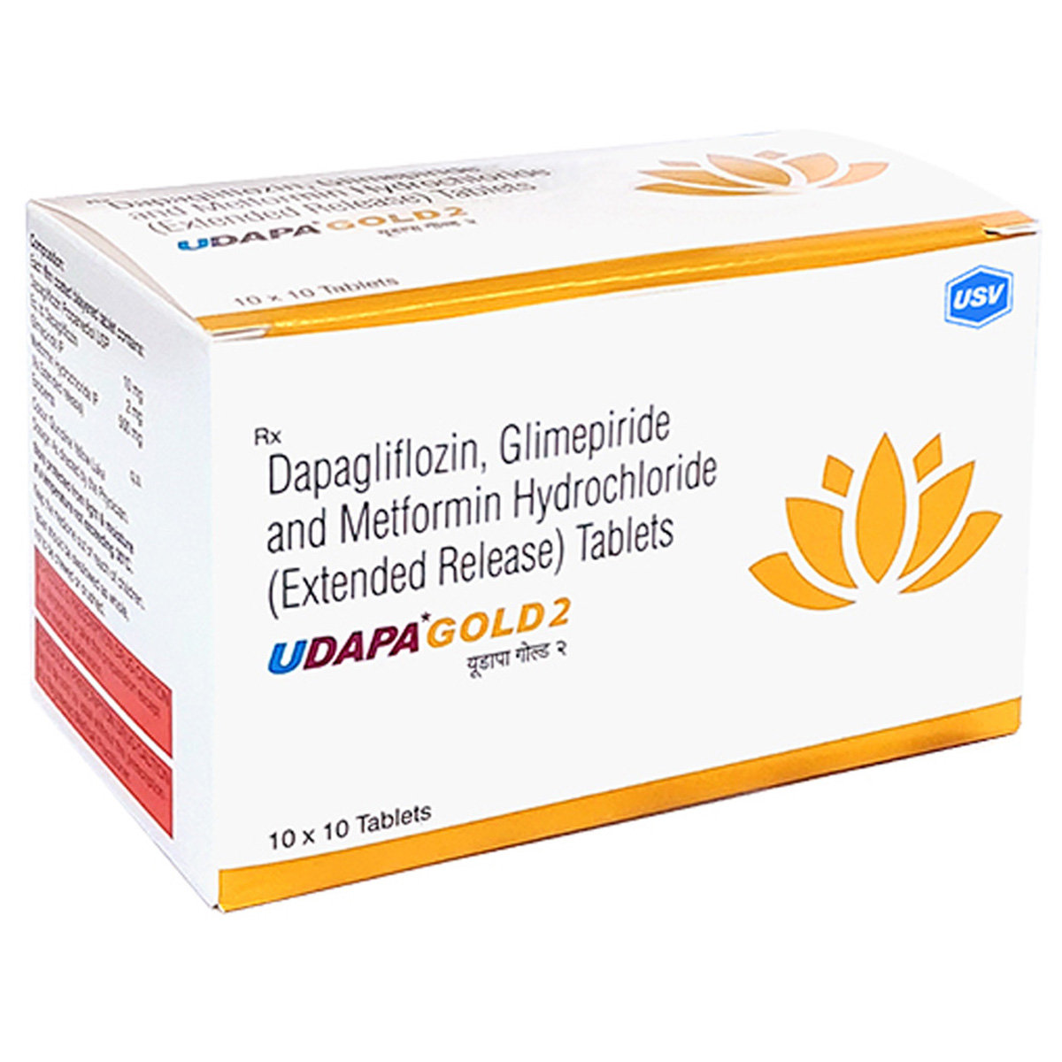 Udapa Gold 2 Tablet 10's, Pack of 10 TABLETS Udapa Gold 2 Tablet 10's, Pack of 10 TABLETS
