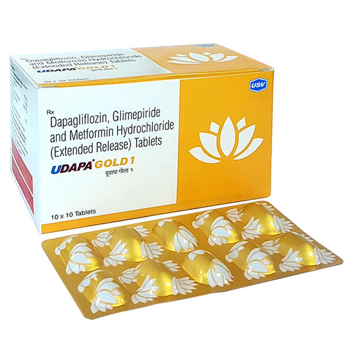 Udapa Gold 1 Tablet 10's, Pack of 10 TABLETS Udapa Gold 1 Tablet 10's, Pack of 10 TABLETS