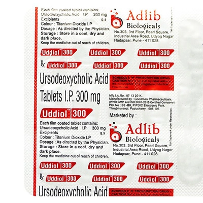 Uddiol 300 Tablet 15's, Pack of 15 TABLETS