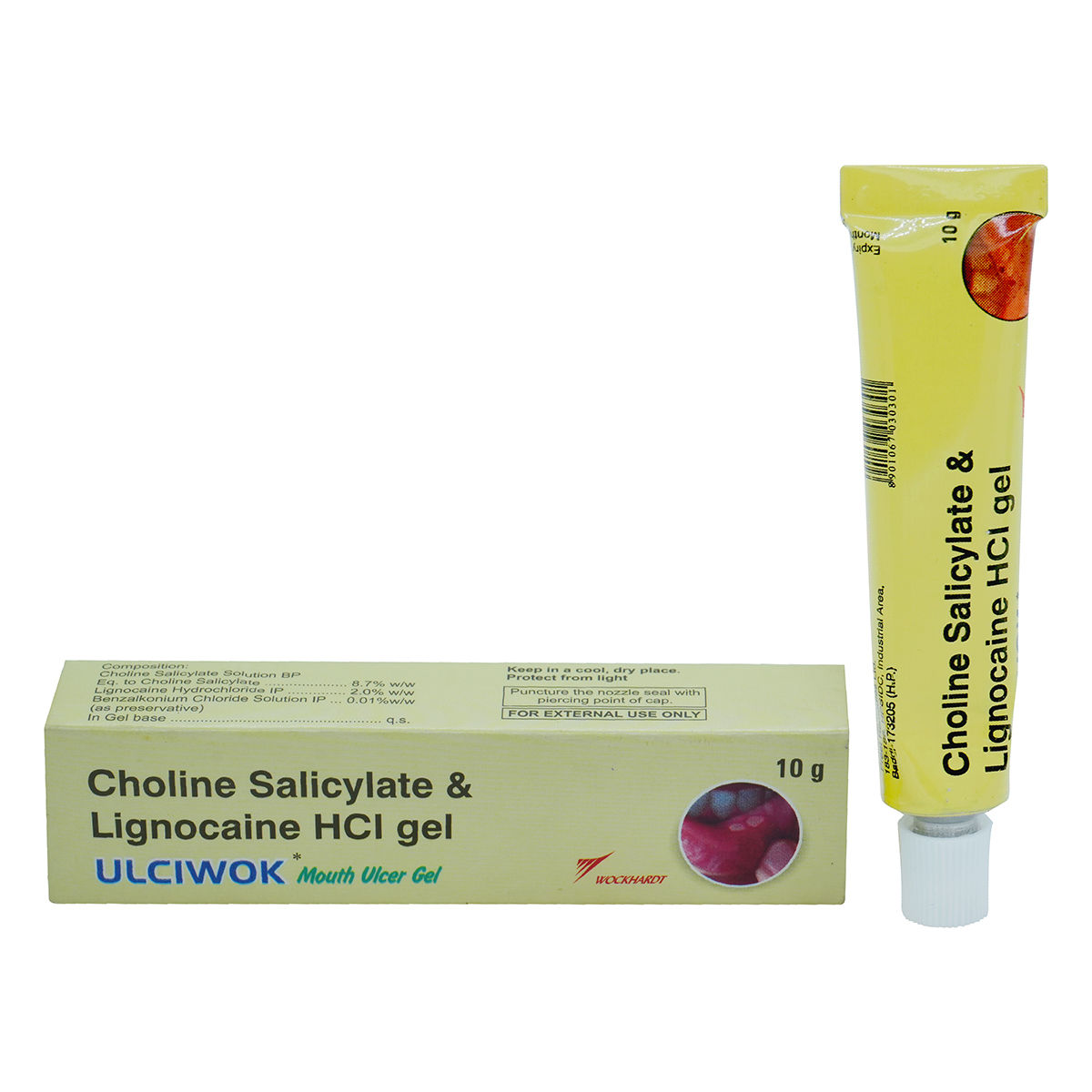 Buy ULCIWOK MOUTH ULCER GEL 10GM Online