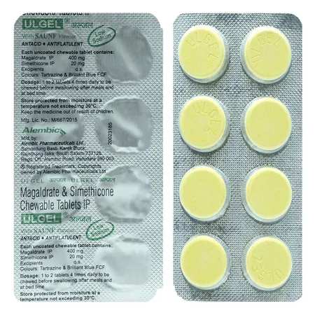 Ulgel Tablet Saunf Flavour 8's