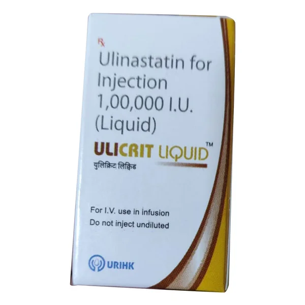 Ulicrit Liquid 100000IU Injection 1's