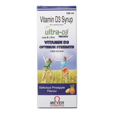 Ultra D3 Syrup 100 ml, Pack of 1 SYRUP