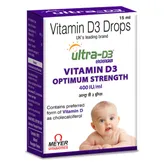 Ultra D3 Drops 15 ml, Pack of 1 Drops