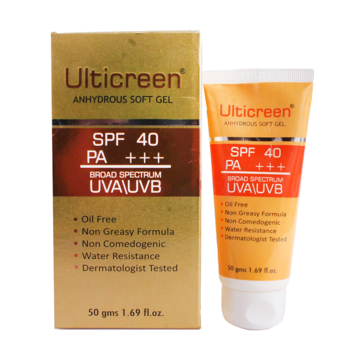Ulticreen SPF 40 PA+++ Gel 50 gm, Pack of 1 Ulticreen SPF 40 PA+++ Gel 50 gm, Pack of 1