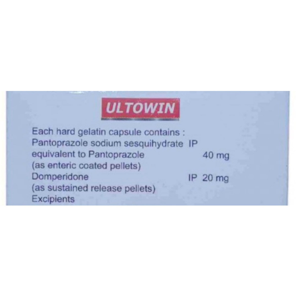Ultowin Capsule 10's, Pack of 10 Ultowin Capsule 10's, Pack of 10