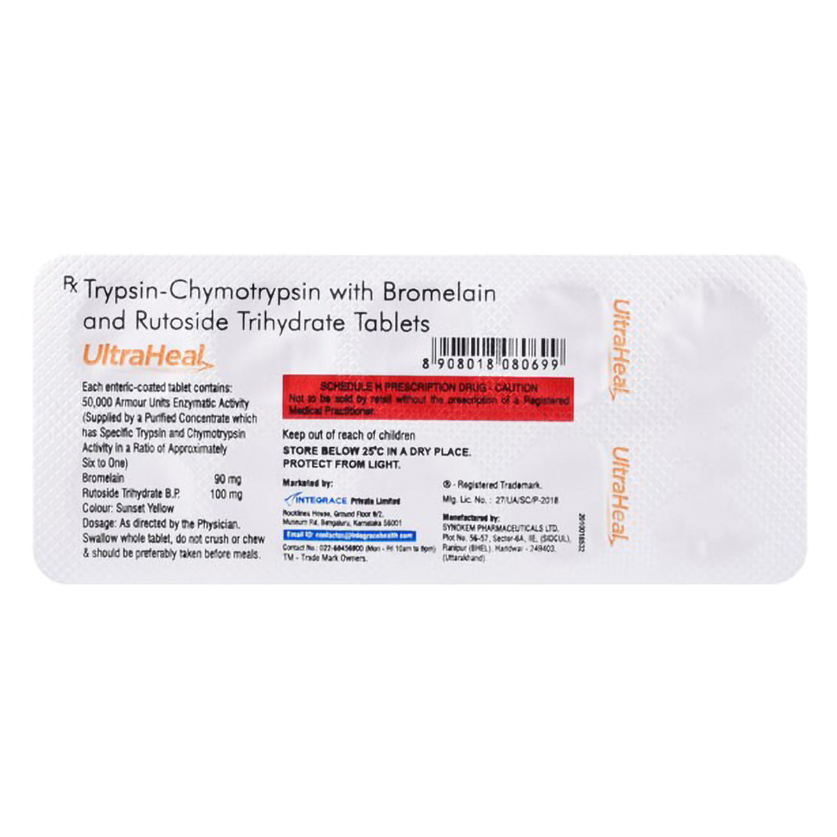 Ultraheal Tablet 10's, Pack of 10 Ultraheal Tablet 10's, Pack of 10