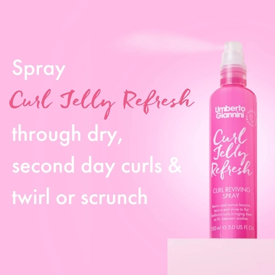 Umberto Giannin Curl Jelly Refresh Reviving Spray, 150 ml, Pack of 1