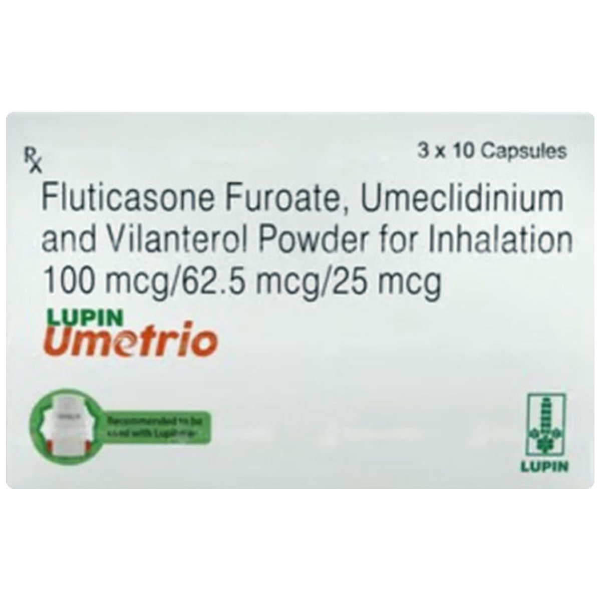 Umetrio Powder For Inhalation Capsule 10's Umetrio Powder For Inhalation Capsule 10's