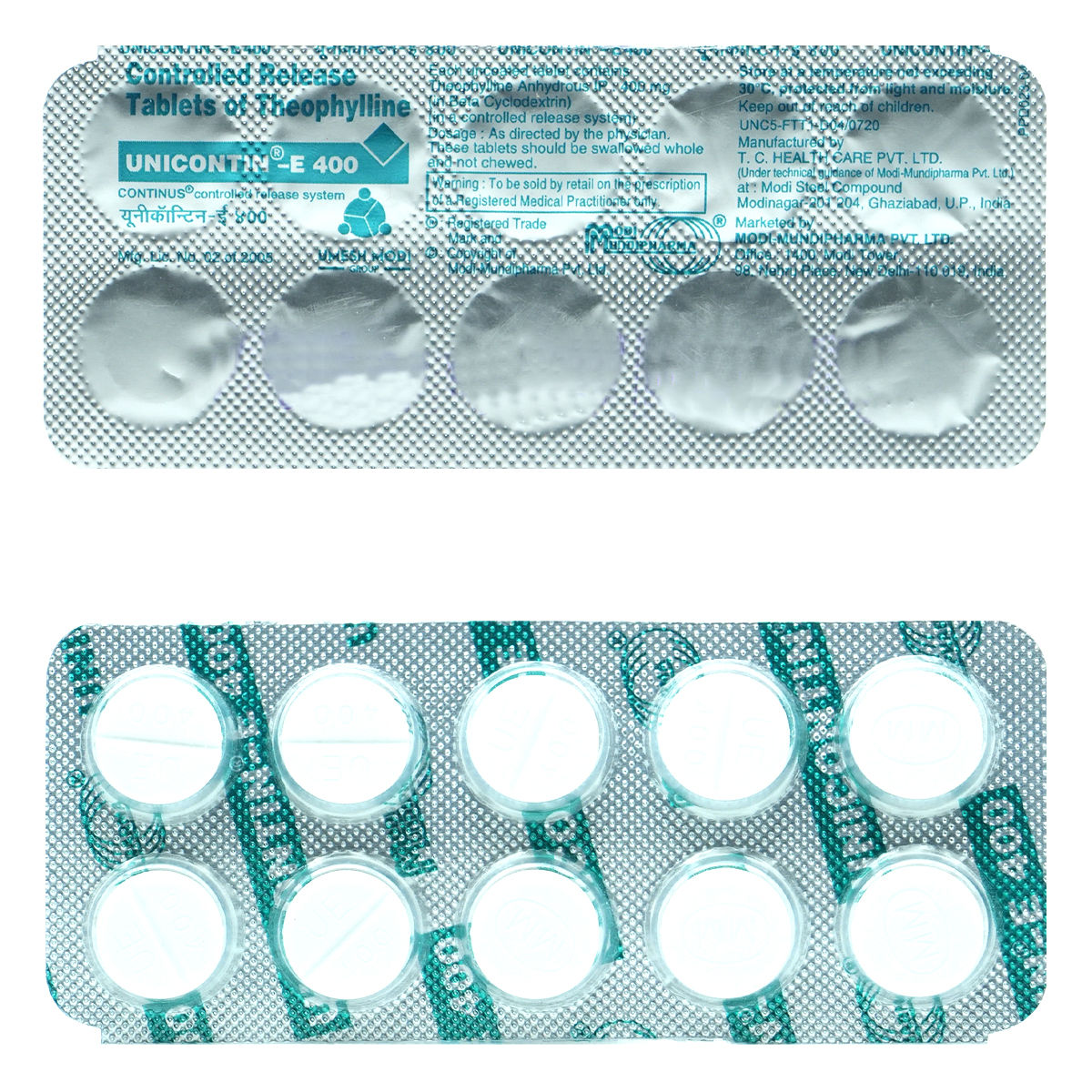 Buy Unicontin-E 400 Tablet 10's Online