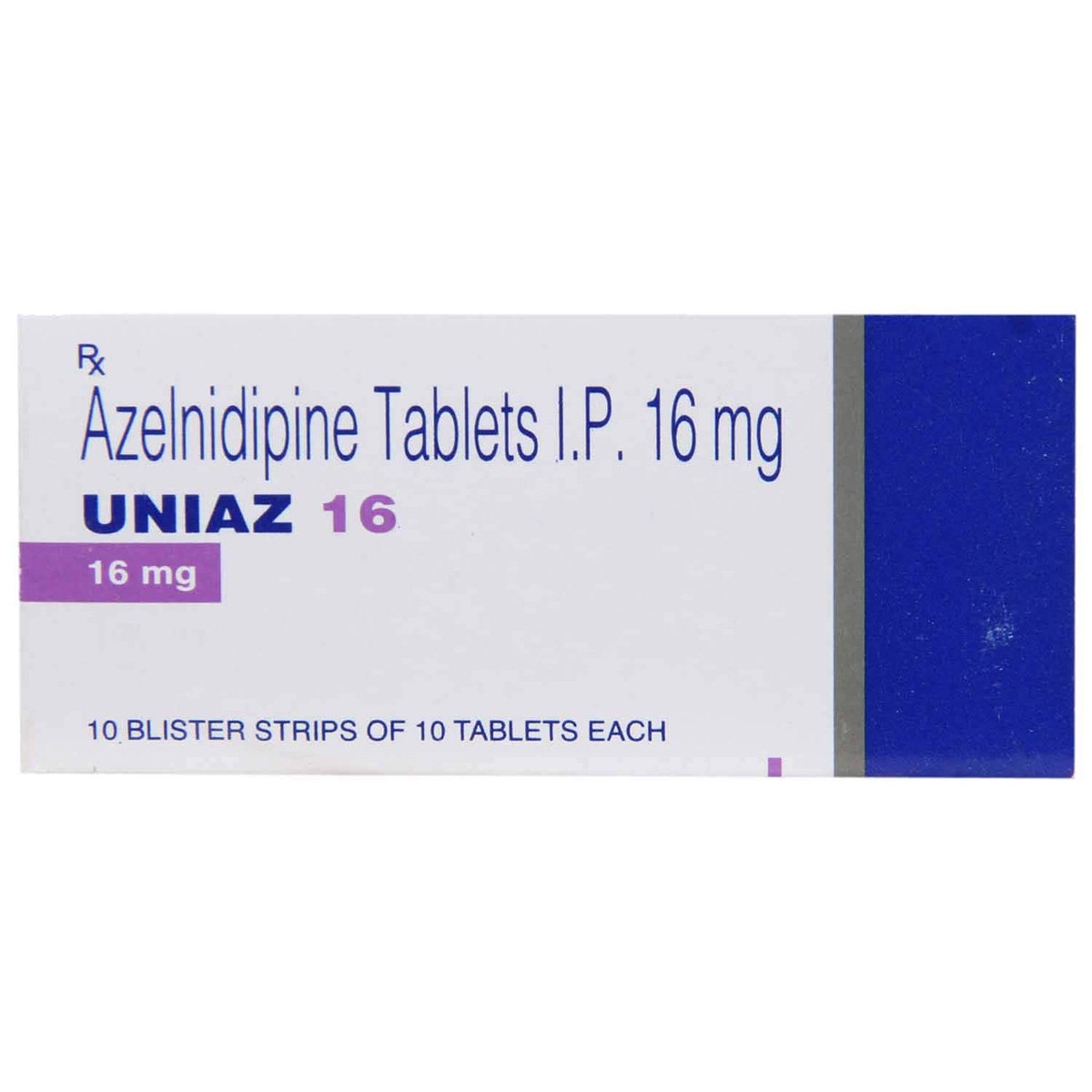 Uniaz 16 Tablet 10's, Pack of 10 TABLETS Uniaz 16 Tablet 10's, Pack of 10 TABLETS