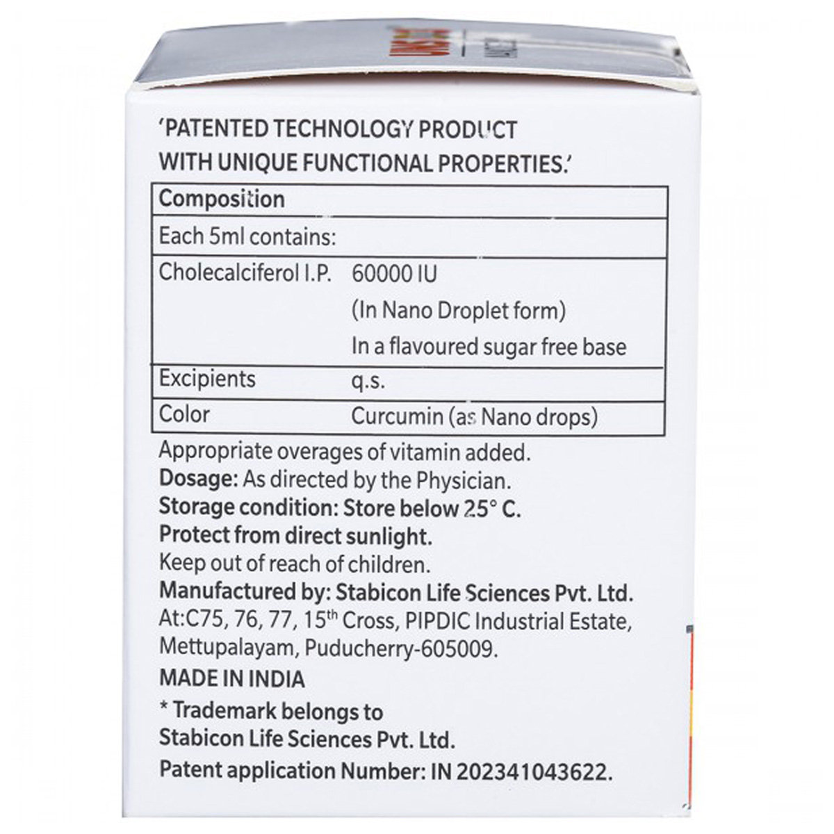 UNS D3 Nano 60K Sugar Free Solution 4X5 ml, Pack of 4 UNS D3 Nano 60K Sugar Free Solution 4X5 ml, Pack of 4