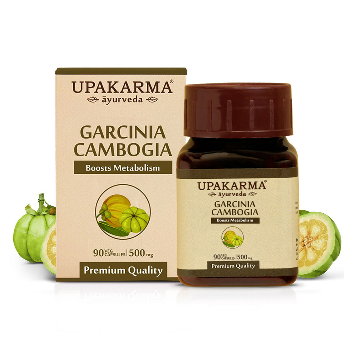 Buy Upakarma Ayurveda Garcinia Cambogia 500 mg, 90 Capsules Online