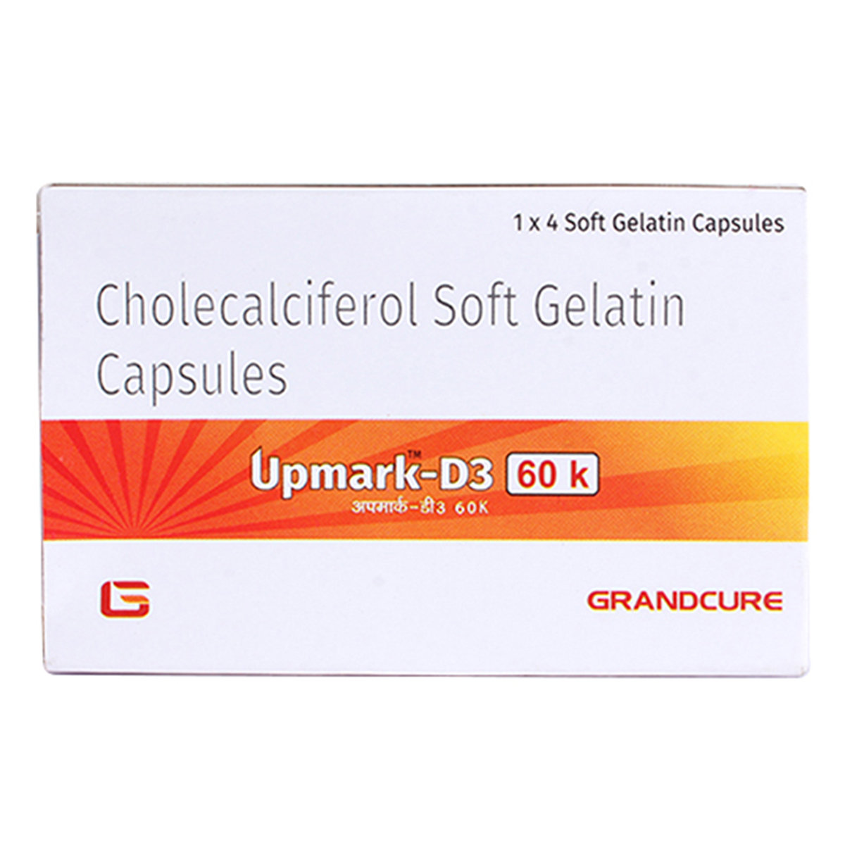 Upmark-D3 60K Softgel Capsule 4's, Pack of 4 CapsuleS Upmark-D3 60K Softgel Capsule 4's, Pack of 4 CapsuleS