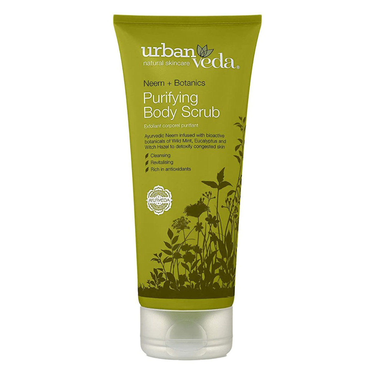 Urban Veda Neem Purifying Body Scrub 200 ml | Neem, Wild Mint, Witch Hazel, Eucalyptus | Deeply Cleanses, Detoxifies & Revitalises Skin, Pack of 1 Urban Veda Neem Purifying Body Scrub 200 ml | Neem, Wild Mint, Witch Hazel, Eucalyptus | Deeply Cleanses, Detoxifies & Revitalises Skin, Pack of 1