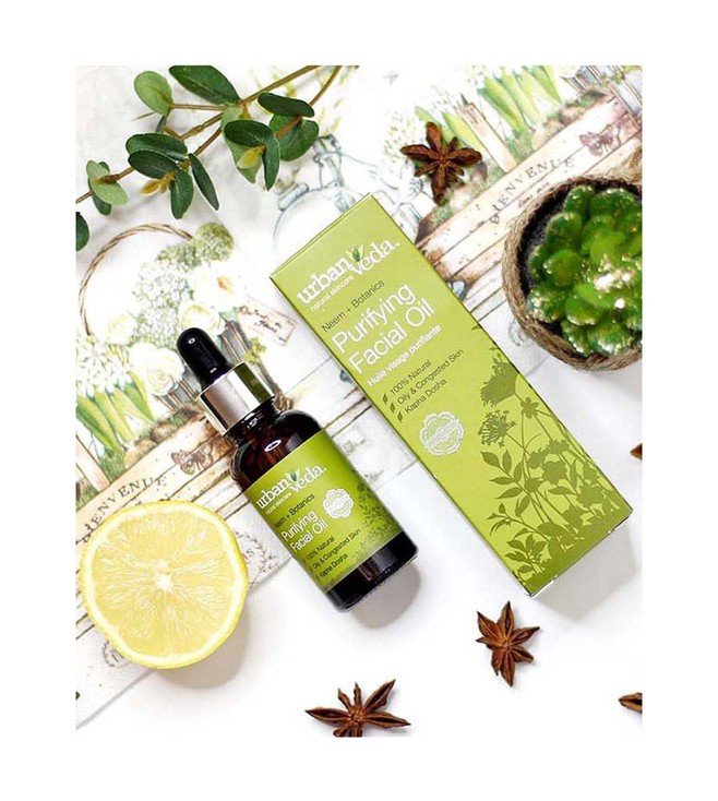 Urban Veda Purifying Facial Oil 30 ml | 100% Natural | Clarifying & Calming Fcaial Oil | For Oily & Congested Skin, Pack of 1 Urban Veda Purifying Facial Oil 30 ml | 100% Natural | Clarifying & Calming Fcaial Oil | For Oily & Congested Skin, Pack of 1
