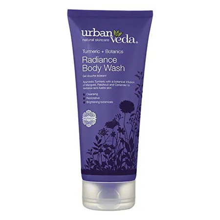 Urban Veda Radiance Body Wash 200 ml | Turmeric, Marigold, Patchouli, Coriander | Deep Cleansing | For Oily Skin