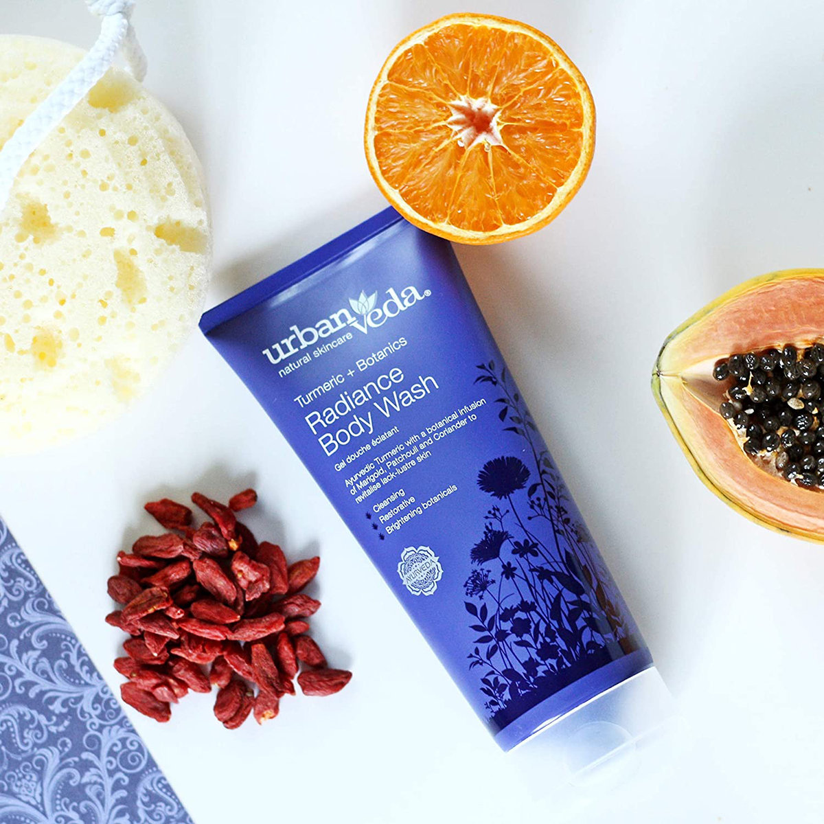 Urban Veda Radiance Body Wash 200 ml | Turmeric, Marigold, Patchouli, Coriander | Deep Cleansing | For Oily Skin, Pack of 1 Urban Veda Radiance Body Wash 200 ml | Turmeric, Marigold, Patchouli, Coriander | Deep Cleansing | For Oily Skin, Pack of 1