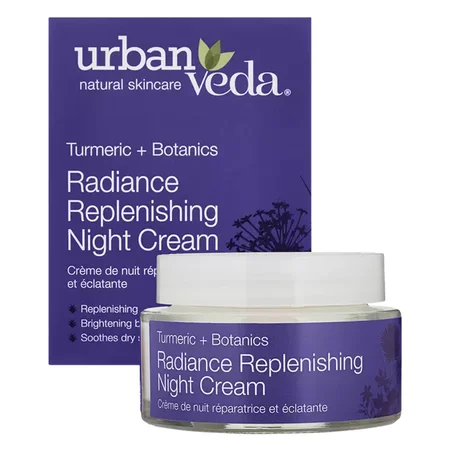 Urban Veda Radiance Replenishing Night Cream 50 ml | Brightens Skin Tones | Replenishing & Soothing Cream | For Dry Skin