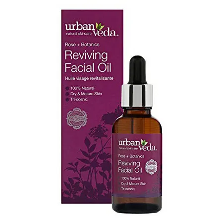 Urbanveda Reviving Facial Oil 30 ml | 100% Natural | Intense Revitalisation | For Dry And Mature Skin