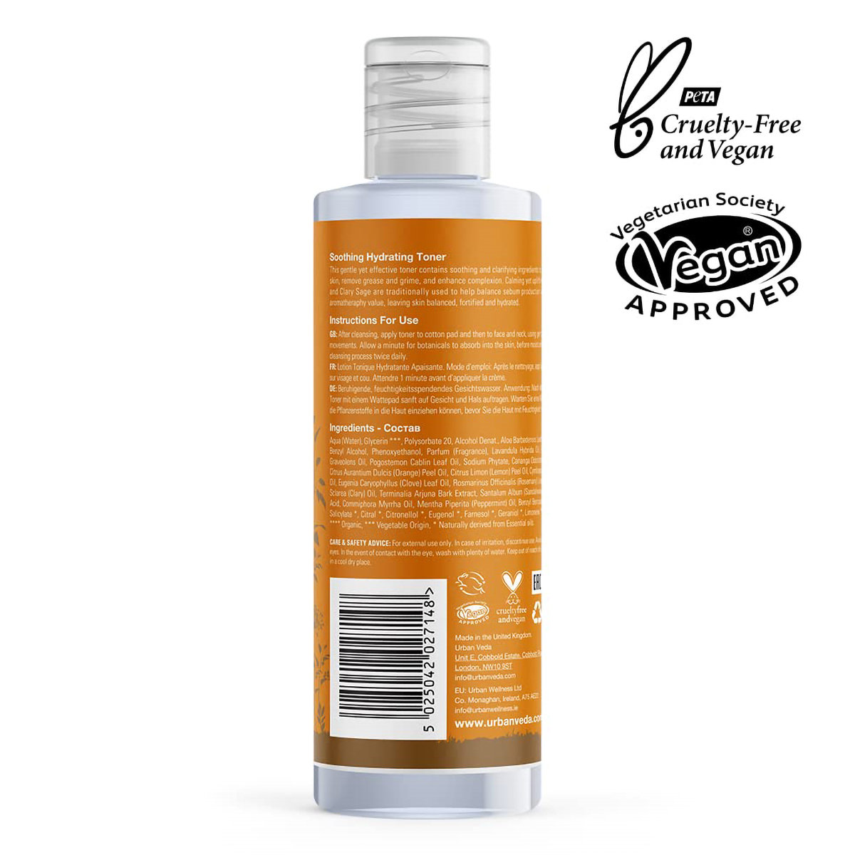 Urban Veda Soothing Hydrating Toner 150ml | Sandalwood, Aloe Vera, Ylang Ylang | Brightens Skin Tone | Replenish Hydration | For Sensitive Skin, Pack of 1 Urban Veda Soothing Hydrating Toner 150ml | Sandalwood, Aloe Vera, Ylang Ylang | Brightens Skin Tone | Replenish Hydration | For Sensitive Skin, Pack of 1