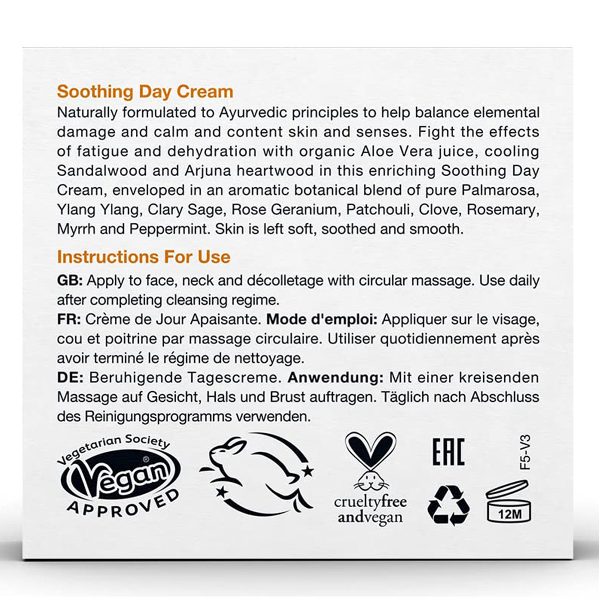 Urban Veda Soothing Sandalwood Day Cream 50 ml | Sandalwood & Organic Aloe Vera | Clarifies Skin With Clary Sage | Lightweight & Non Sticky | For Dry & Destressed Skin, Pack of 1 Urban Veda Soothing Sandalwood Day Cream 50 ml | Sandalwood & Organic Aloe Vera | Clarifies Skin With Clary Sage | Lightweight & Non Sticky | For Dry & Destressed Skin, Pack of 1