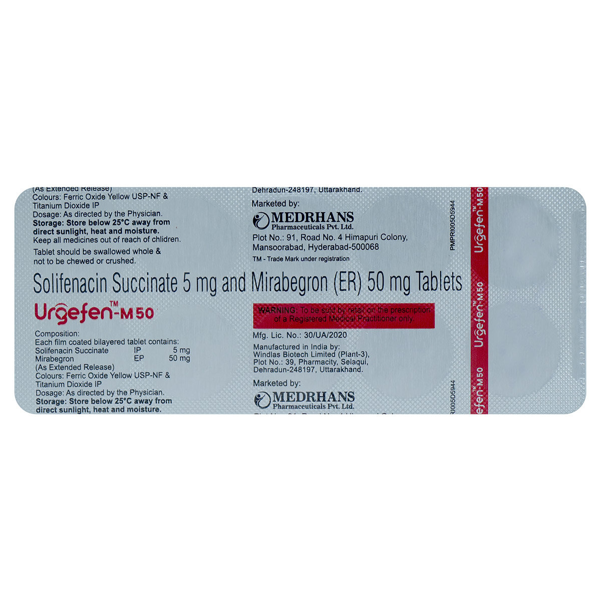 Urgefen-M50 Tablet 10's, Pack of 10 Urgefen-M50 Tablet 10's, Pack of 10