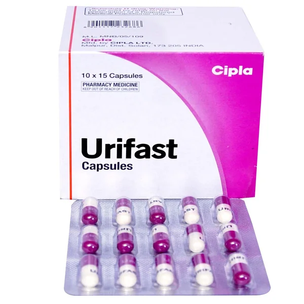 Urifast Capsule 15's, Pack of 15 CAPSULES