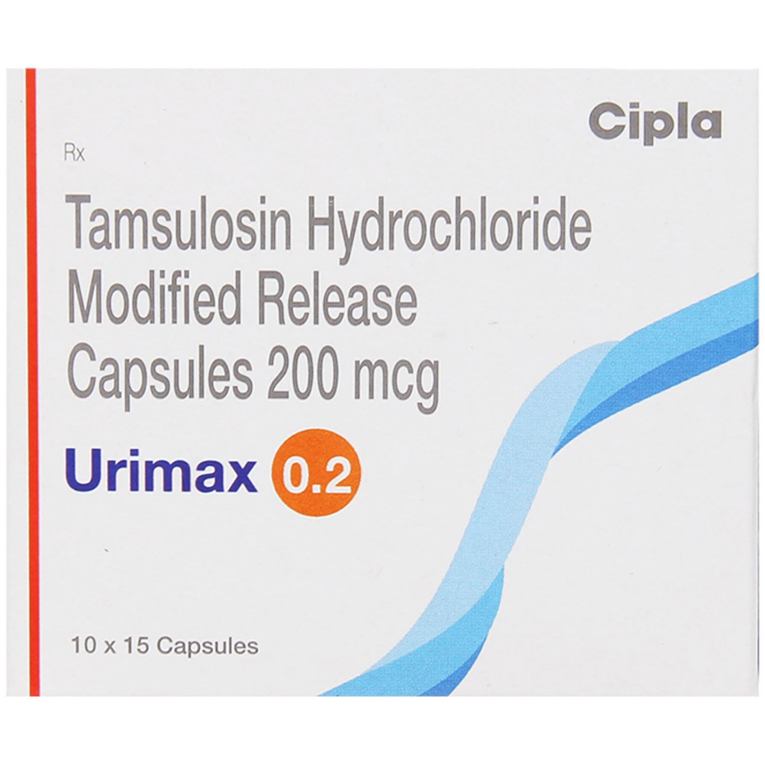 Buy Urimax 0.2 Capsule 15's Online