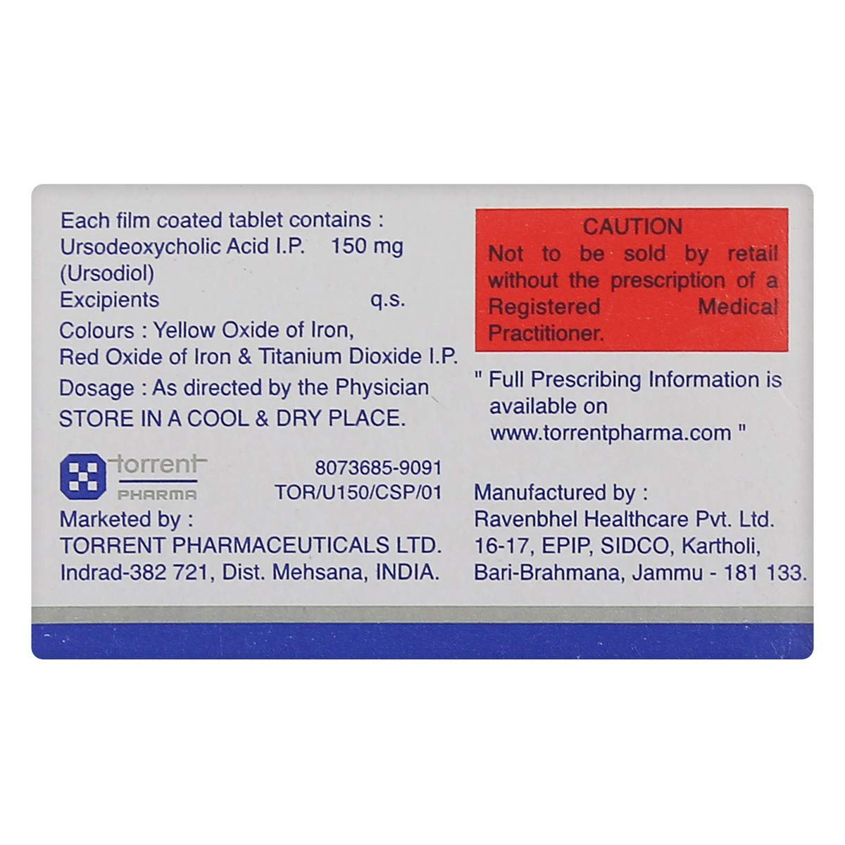Ursetor 150 Tablet 10's, Pack of 10 TabletS Ursetor 150 Tablet 10's, Pack of 10 TabletS