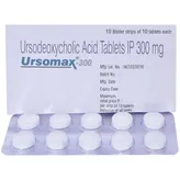 Ursomax-300 Tablet 10's, Pack of 10 TABLETS
