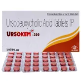 Ursokem-300 Tablet 10's, Pack of 10 TABLETS