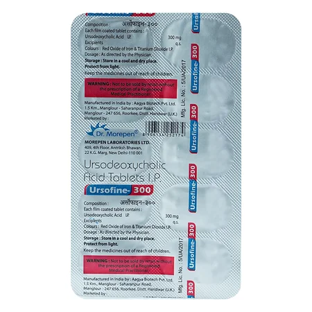 Ursofine-300 mg Tablet 10's