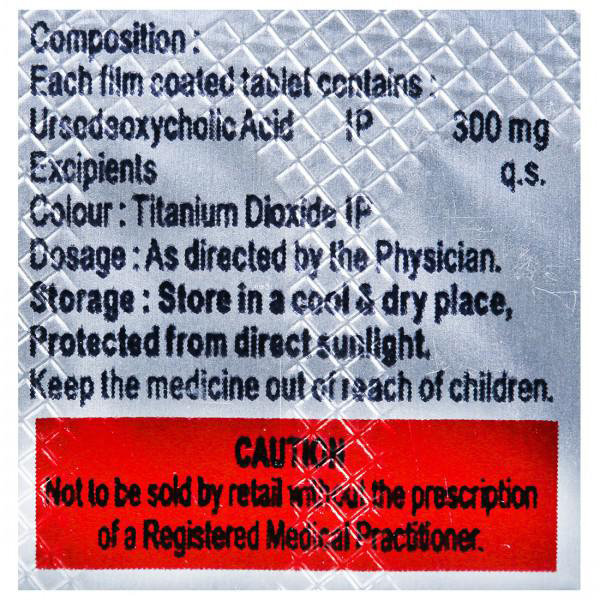 Ursodox-300 Tablet 10's, Pack of 10 TABLETS Ursodox-300 Tablet 10's, Pack of 10 TABLETS