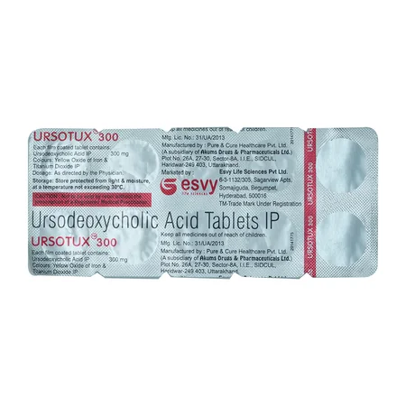Ursotux 300 mg Tablet 10's
