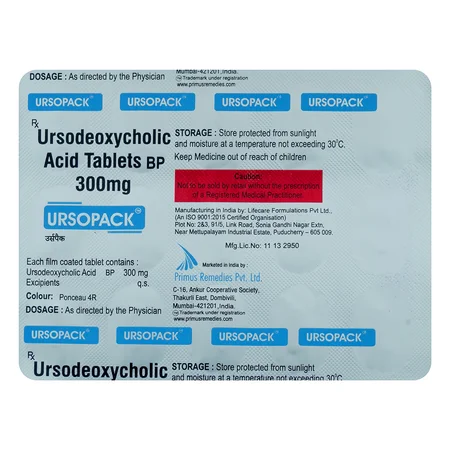 Ursopack 300 mg Tablet 15's