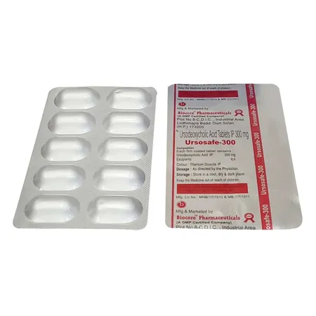 Ursosafe-300 Tablet 10's