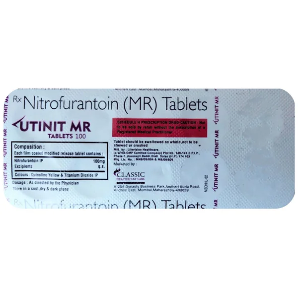 Utinit MR 100 Tablet 10's