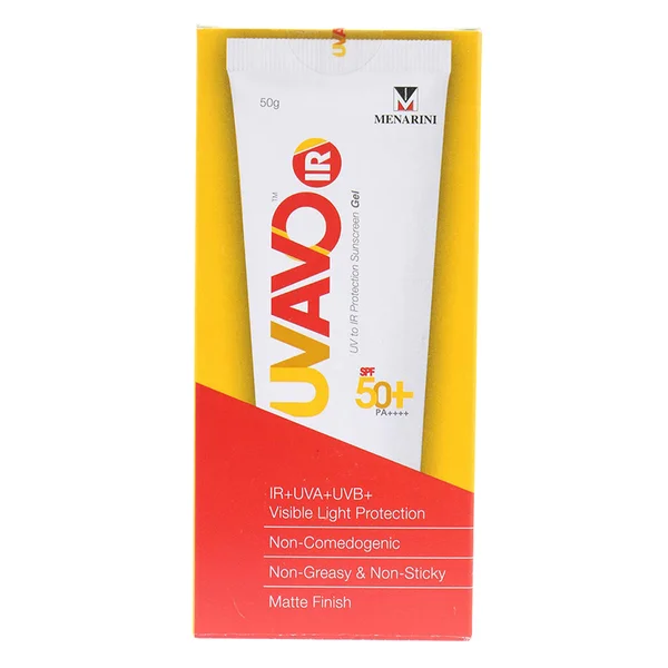Uvavo IR Spf 50+ Sunscreen Gel 50 gm