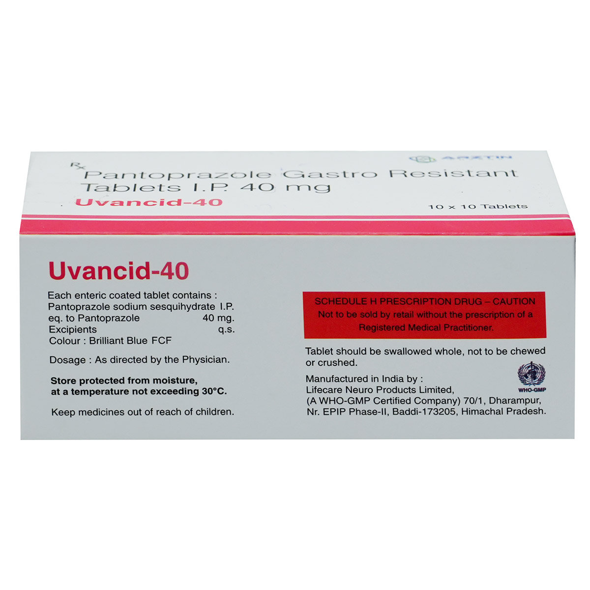 Uvancid-40 Tablet 10's, Pack of 10 TabletS Uvancid-40 Tablet 10's, Pack of 10 TabletS