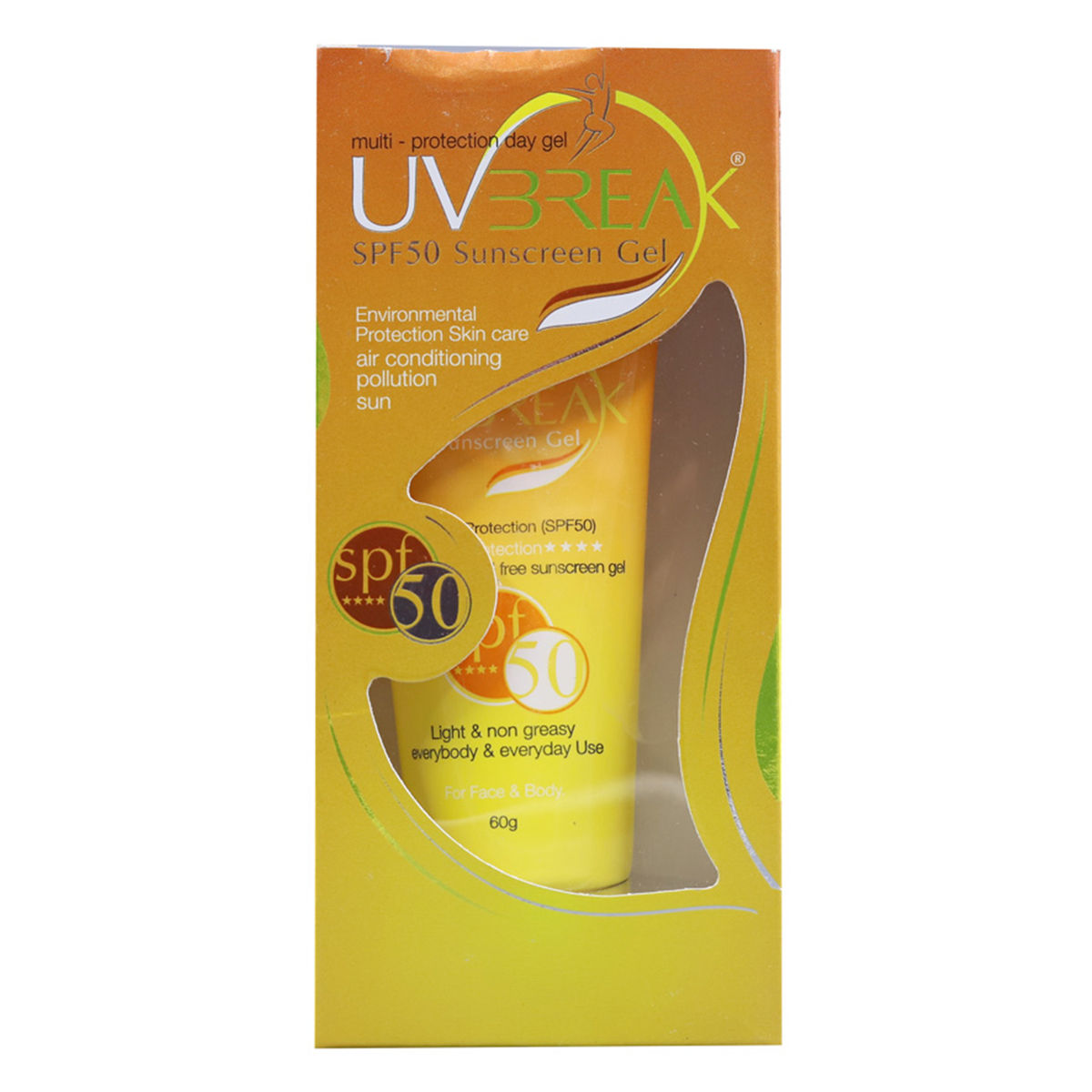 Buy UV Break SPF 50 Sunscreen Gel 60 gm Online